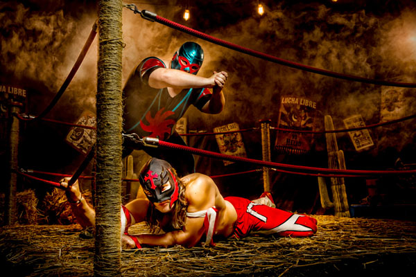 Photograph Daniel Linnet Lucha Libre 2 on One Eyeland